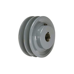 Akh Series V Belt Pulley 4.25" X 5/8" Double Groove AK Fixed Bore Sheave with STB Bushing