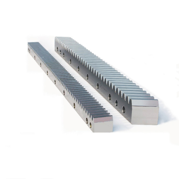 Rack Pinion Custom Made CNC M1 M2 M5 Straight Helical Curved Round Hardened Steel Gear Rack With Pinion Gear