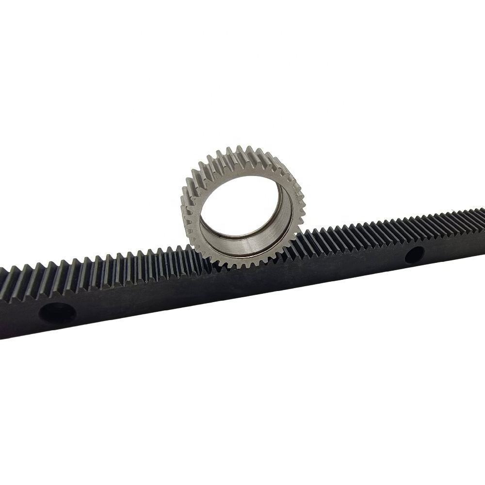 Factory direct sale CNC machine Steel Rack And Pinion Spur Gears Toothed Gear Rack For CNC Part Gear Rack Pinion Parts