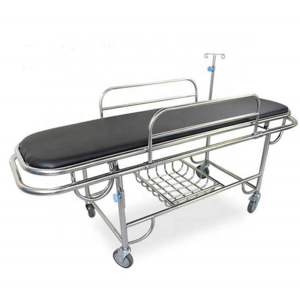 Hospital Metal Cart Stainless Steel Ambulance Stretcher Medical Emergency Trolley for patient transfer