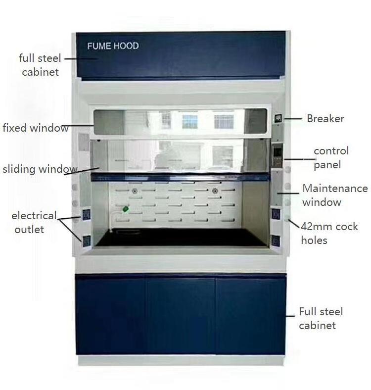 Best Quality OEM Support Laboratory Fume Hood Resistant Material Chemical Fume Hood