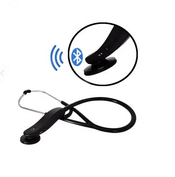 Factory Wholesale High Quality Medical Digital Wireless Stethoscope Professional Electronic Portable Bluetooth Stethoscope