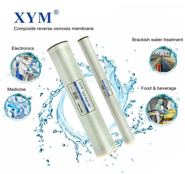 High Desalination Rate Commercial Industrial RO Membrane Reverse Osmosis element 8040 XYM Membrane for RO Plant