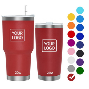 Wholesale 20oz 30oz Sublimation Beer Mugs Thermos Travel Coffee Thermal Insulated Stainless Steel Tumblers Wholesale Bulk