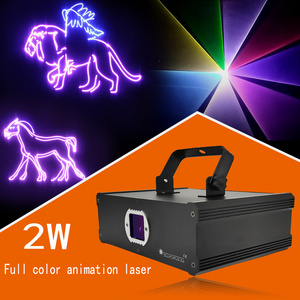 2024 High Project Club Wedding Animation Lazer 3D ILDA DJ 2w Laser Light Disco LED Stage Lights