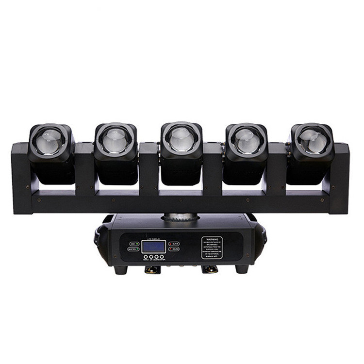 Five-eye beam lighting sound-controlled rotating disco flash bar bounce lights scanning strobe moving head light