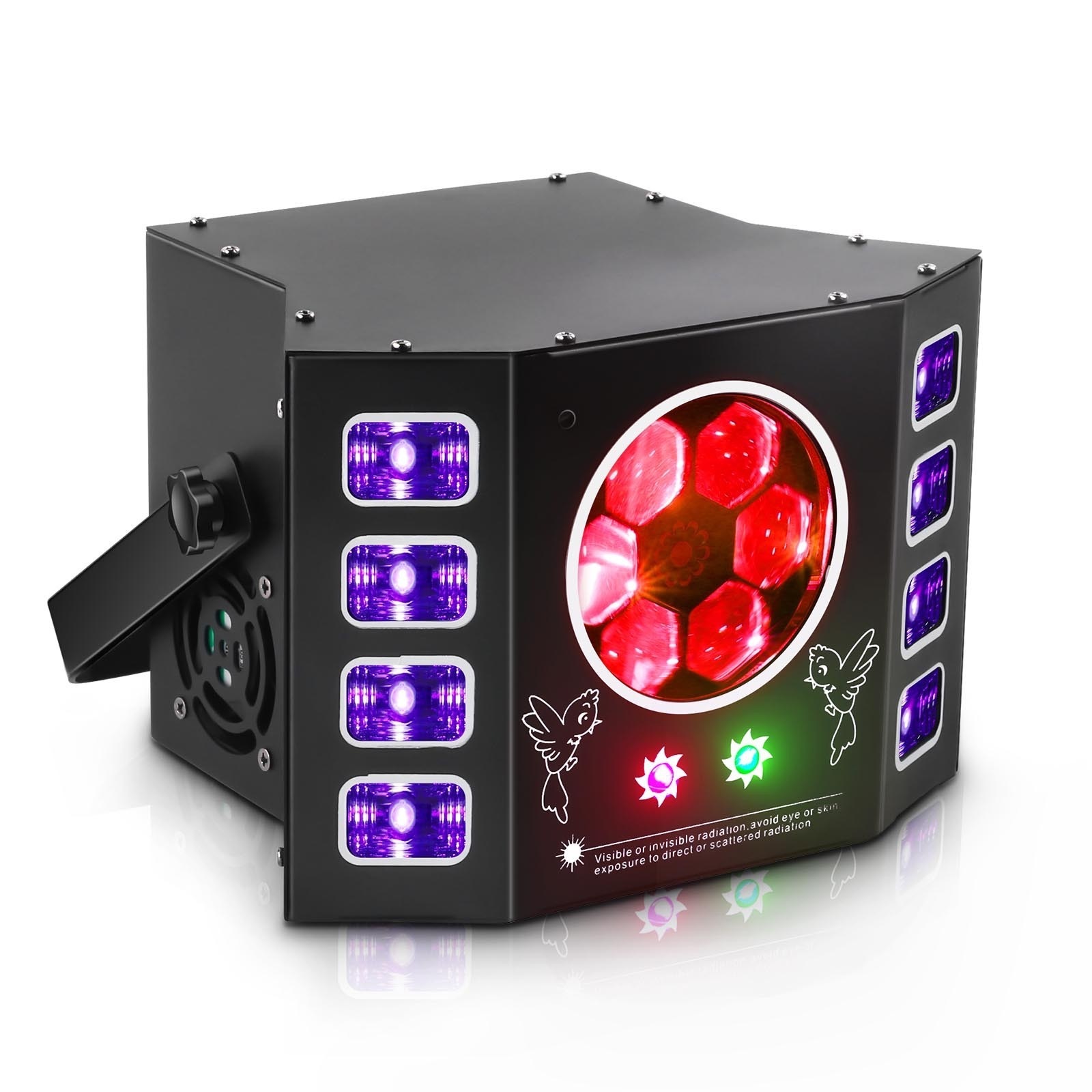 Manufacture Led Effect Light crystal magic purple bee eye strobe disco lights with 512 disco Auto Master-Slave