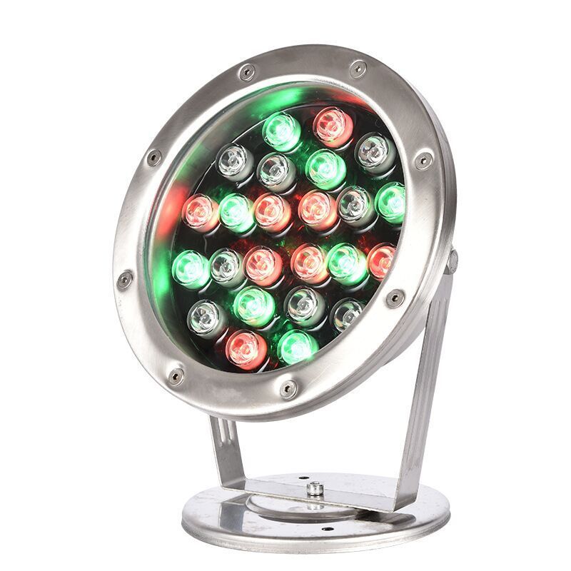 24V low-pressure garden fountain lamp RGB colorful underwater light led fountain lights in stock