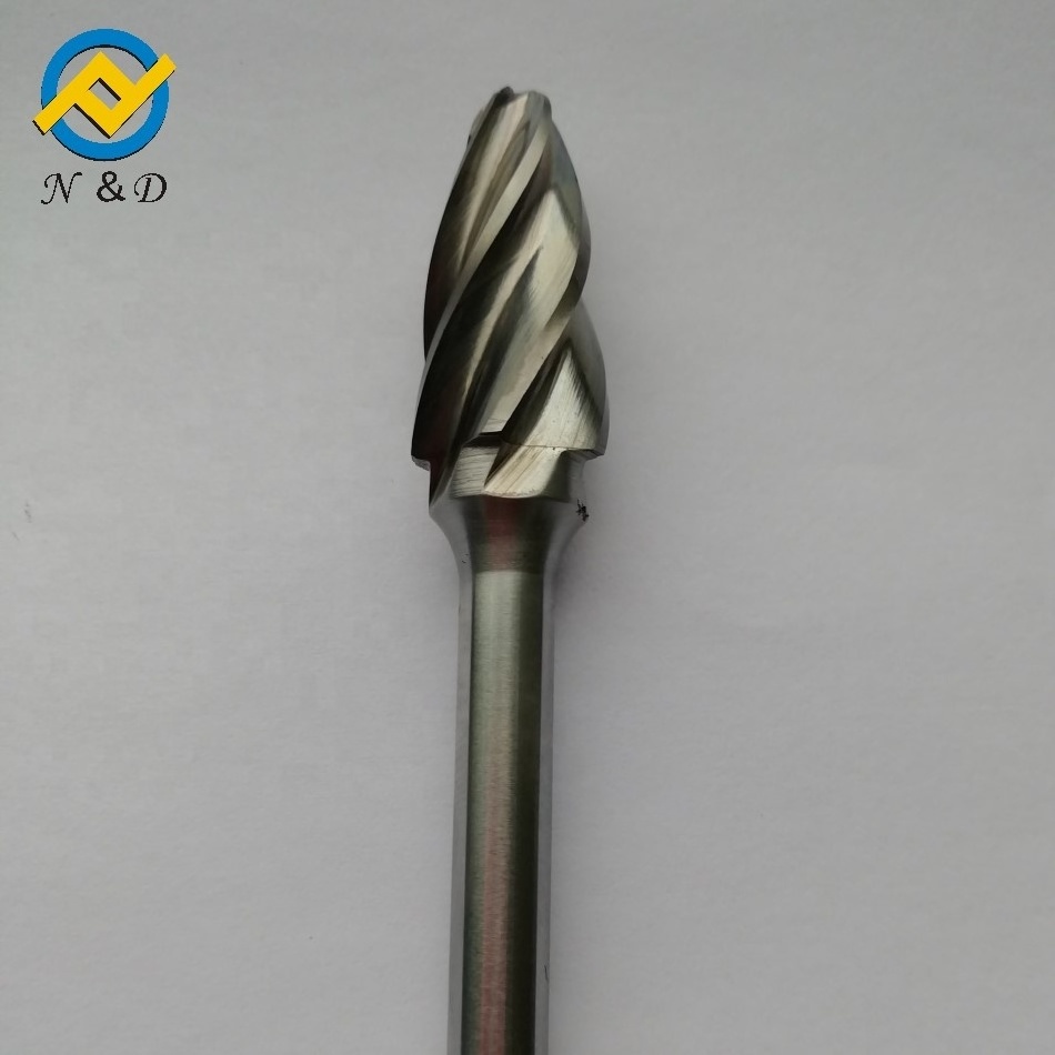 Tungsten Carbide Rotary Burrs Die Grinder Tool Parts for Effective Grinding