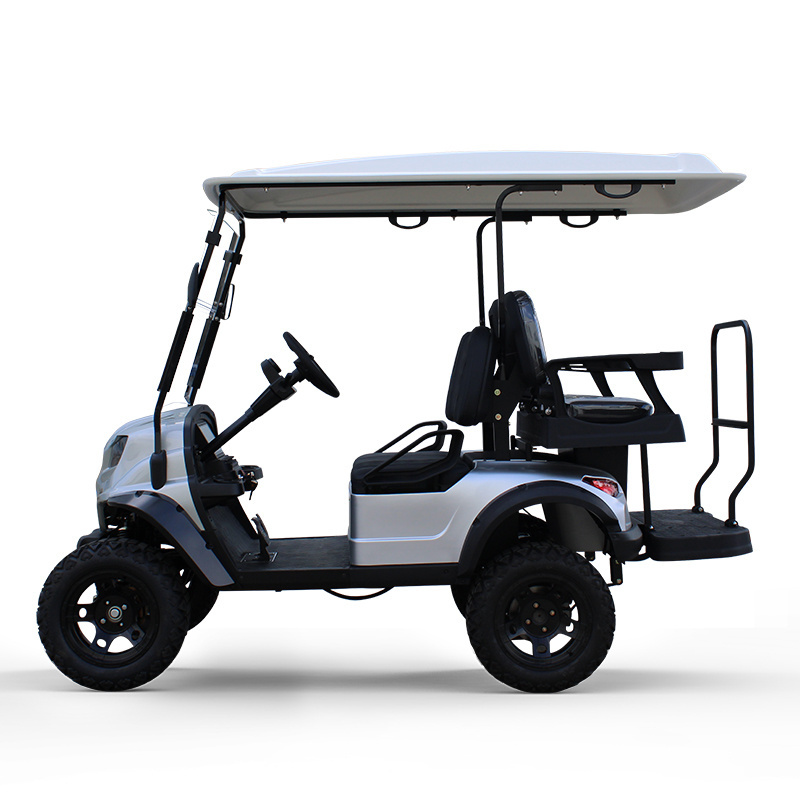 New Design Golf Cart 4 Seater With 48V5KW AC Motor And Aluminum Alloy hub Electric Golf Cart