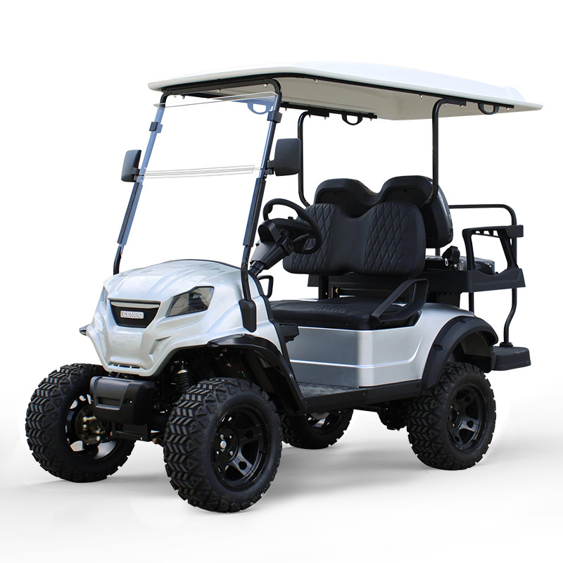 New Design Golf Cart 4 Seater With 48V5KW AC Motor And Aluminum Alloy hub Electric Golf Cart