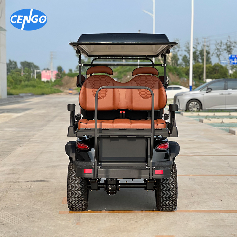 Off road 4-seater Electric Golf Cart with Bump Custom Body Color Seat Color Lifted Buggy