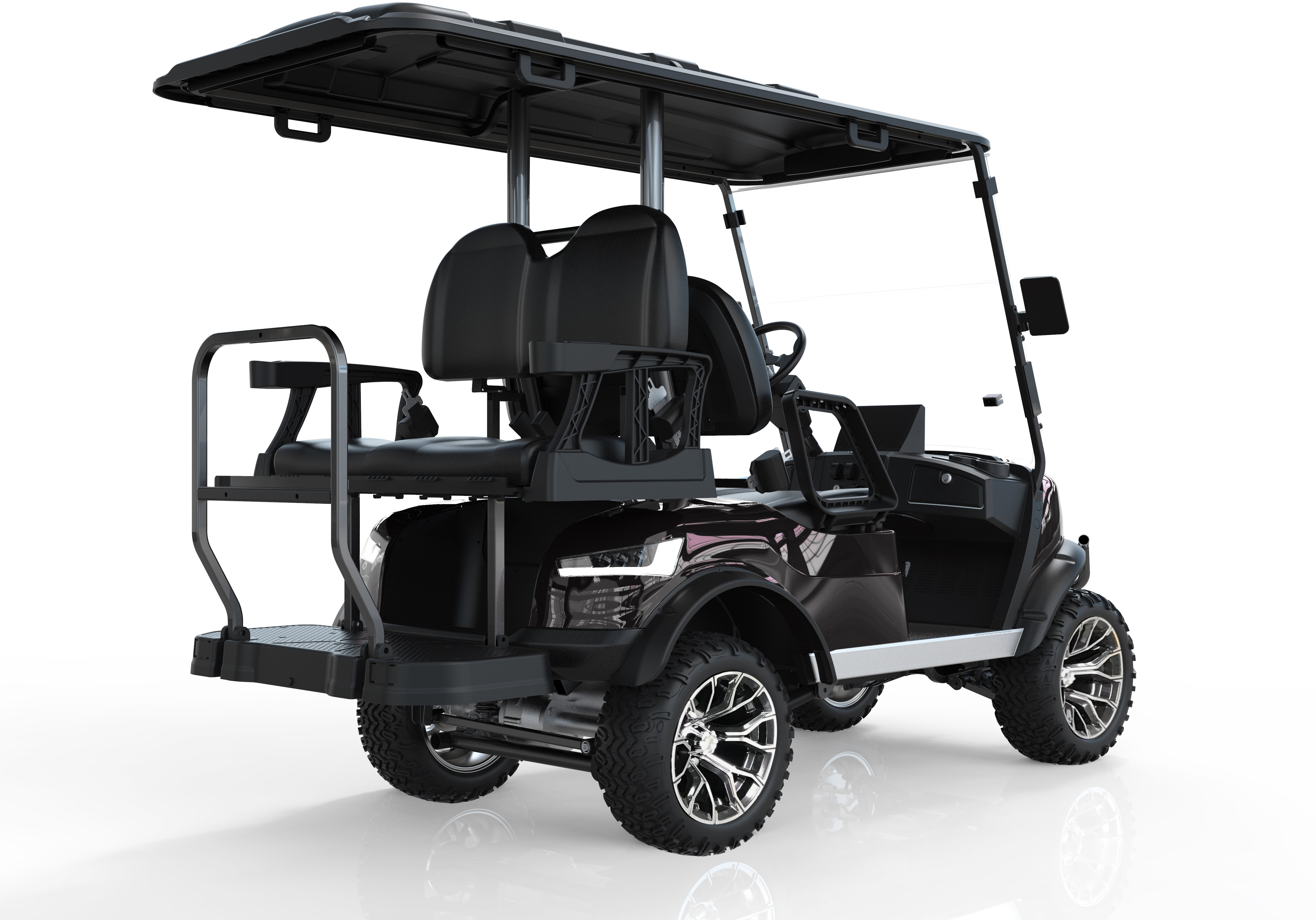 New USA Custom Private Mold Electric Lifted Golf Cart 4 Passenger Cheap Chinese Golf Carts Factory Price for Sale