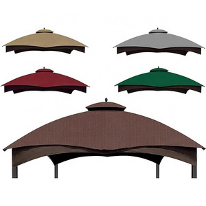 SCOCANOPY Heavy Duty Water Resistant 10x12 Canopy Replacement Tops Cover for Lowe's Allen Roth Gazebo with Double Tiers