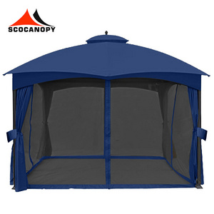 SCOCANOPY Custom Made Waterproof Canopy Replacement and mosquito netting for 10x12 gazebo