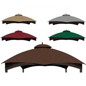 SCOCANOPY Polyester Fabric Sunproof Lowe's Allen Roth 10x12 Gazebo Canopy Replacement Top Pergola Cover for Garden Amusement