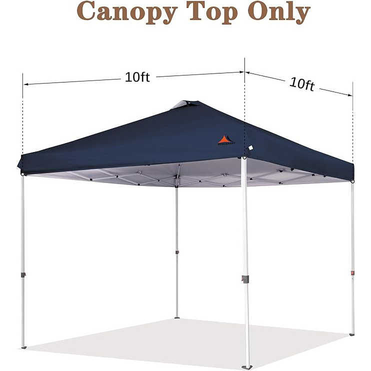 SCOCANOPY 10x10 Replacement Canopy Top Custom Folding Pop Up Tent Wedding Event Marquee Trade Show Tent with Air Vent NavyBlue