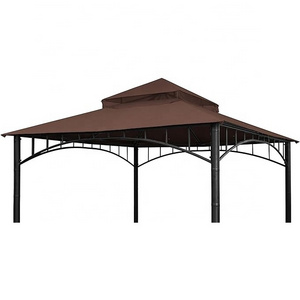 SCOCANOPY Shade Tech Grill Roof Canopy Replacement Cover Tops for Target Madaga Tent Gazebo Outdoor Events with 2 Tier Brown