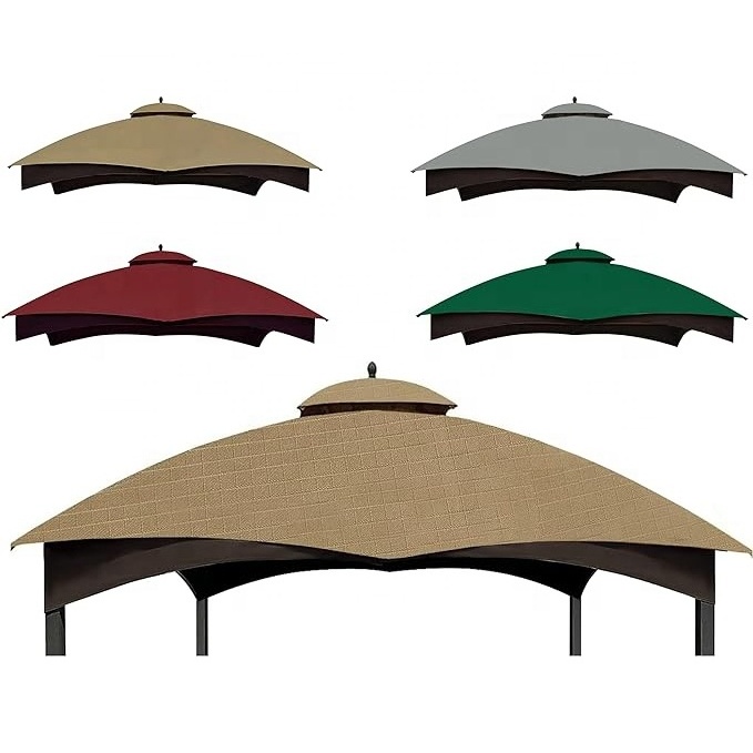 SCOCANOPY 100% Waterproof Outdoor Canopy Replacement Top Cover for Lowe's Allen Roth 10x12 Gazebo Tent to Garden Amusement