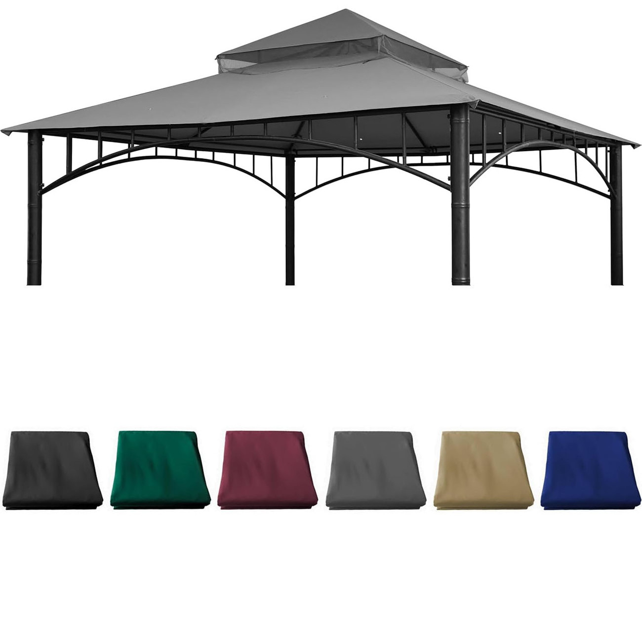 SCOCANOPY Custom Outdoor For Sale  Replacement Roof Gazebo With Target Madaga Model L GZ136PST