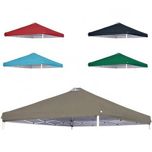 SCOCANOPY Waterproof 10x10 Grill Pop Up Canopy Cover Tent Replacement Top with Air Vent for Outdoor Event Khaki