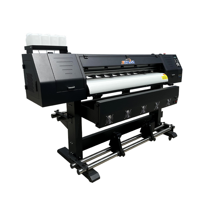 High Precision Indoor/Outdoor Eco Solvent Printer 1.3m Cutter Advertising Billboard Printing Machines Xp600 Heads