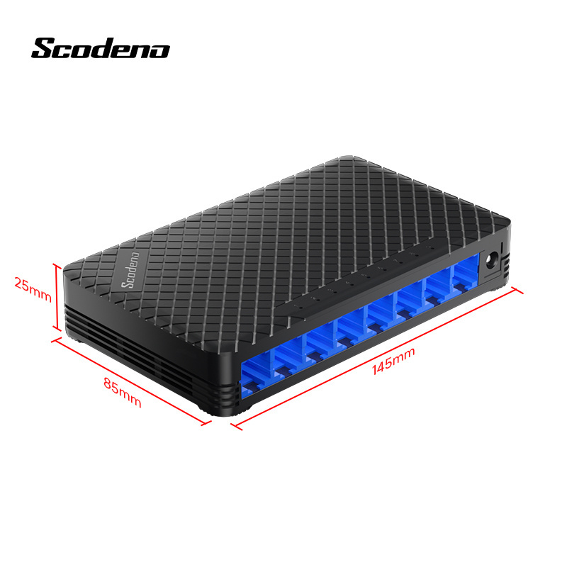 New Network Ethernet switch 8 ports 10/100/1000M Gigabit 8 port for IP Camera CCTV Camera System