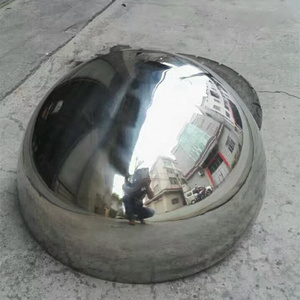 36" 2m mirror mild steel ball half balls half sphere