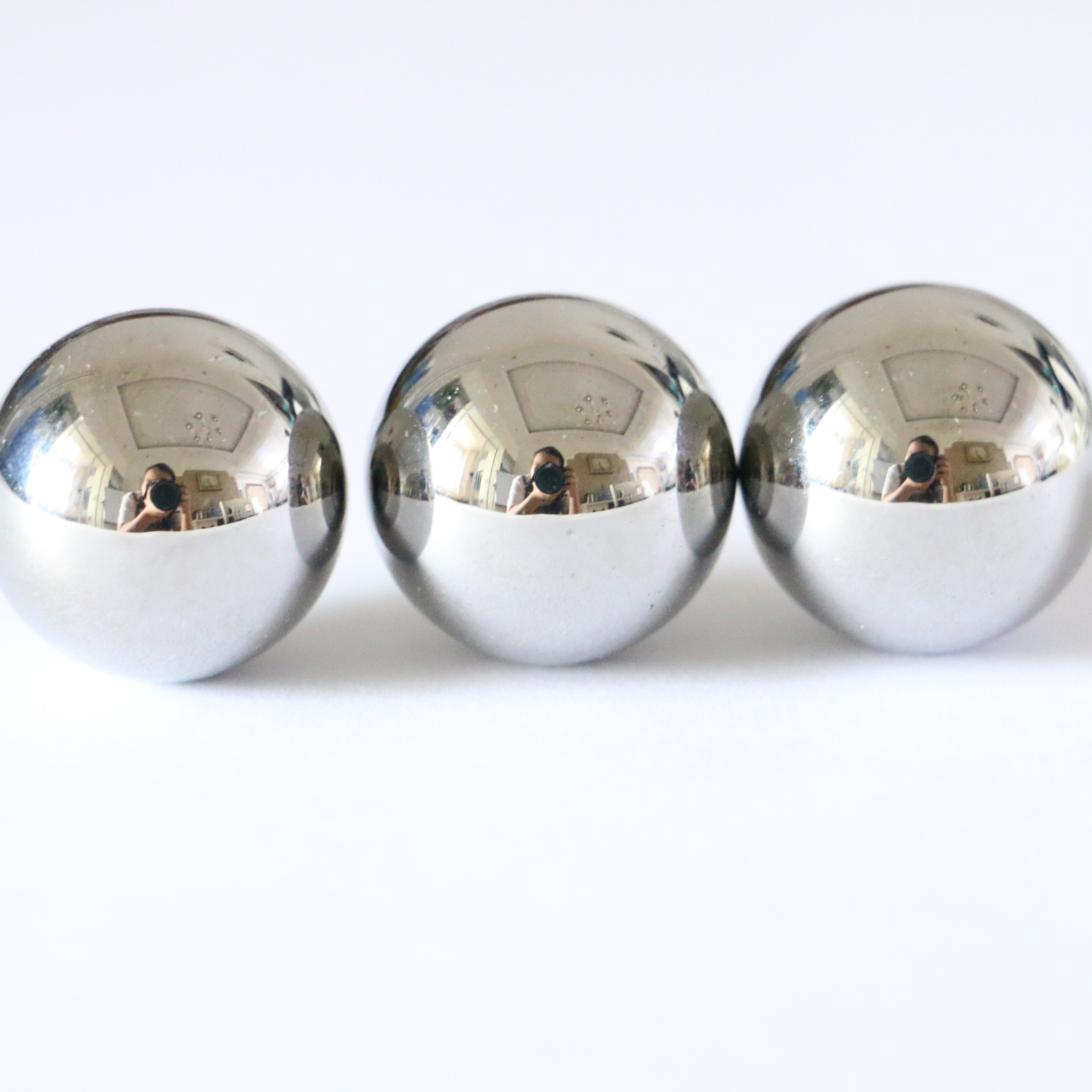 1/4 1/8inch stainless steel gazing ball