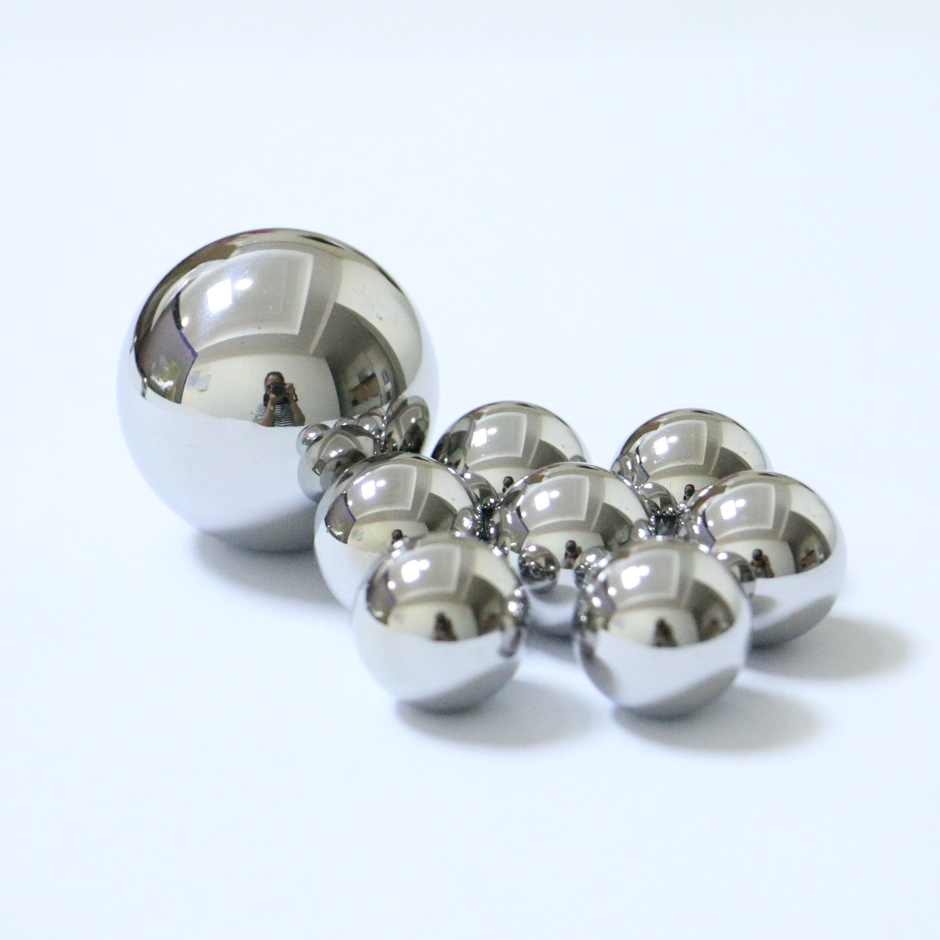 1/4 1/8inch stainless steel gazing ball