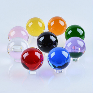 Top grade clear glass ball 15mm16mm18mm19mm20mm ornaments bulk clear colored glass balls