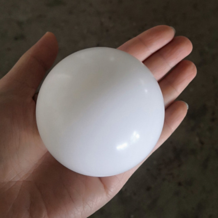 Professional custom 19mm PP PA POM PTFE plastic ball large solid sphere