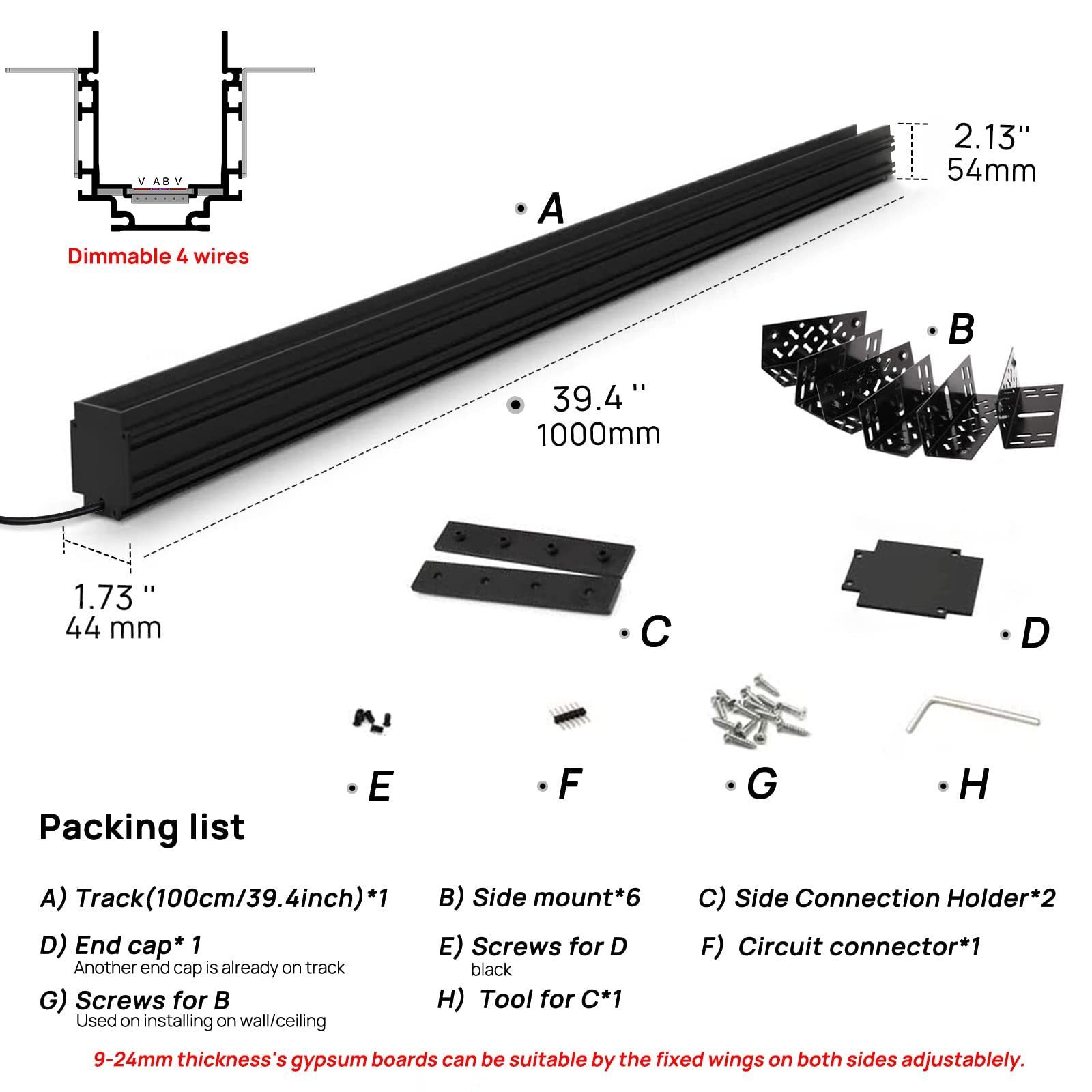 SCON Minimalist Style Indoor Living Room Aluminum 7W 10W 5W 18W Tracklight Rail Black Linear LED Magnetic Track Light