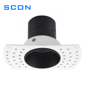 SCON Diameter 4.2CM 15 30 40 Degree Beam Angle Frameless Ceiling Recessed White Mini LED Spotlight SC-SDQ24