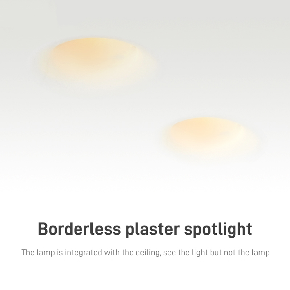 SCON 2022 new trimless Light 7W 12W Dimmable Plaster LED COB Adjustable Recessed Spotlight SC-SDG05