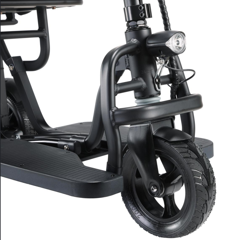 2023 new 24V 12AH 250W  outdoor 3 wheel foldable electric scooter with seat for disabled people