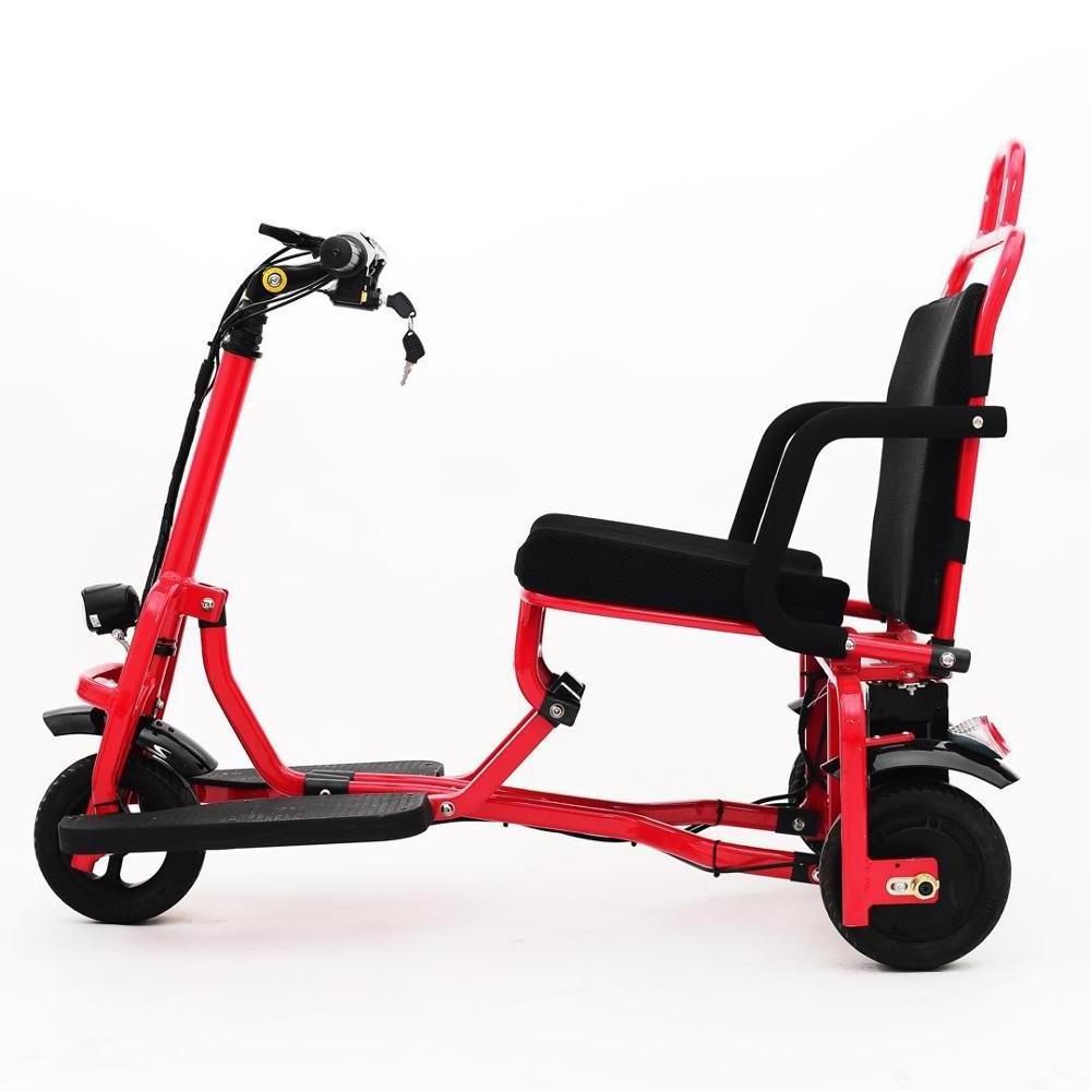 3 Wheel Folding Disabled Electric Tricycle Mobility Scooters