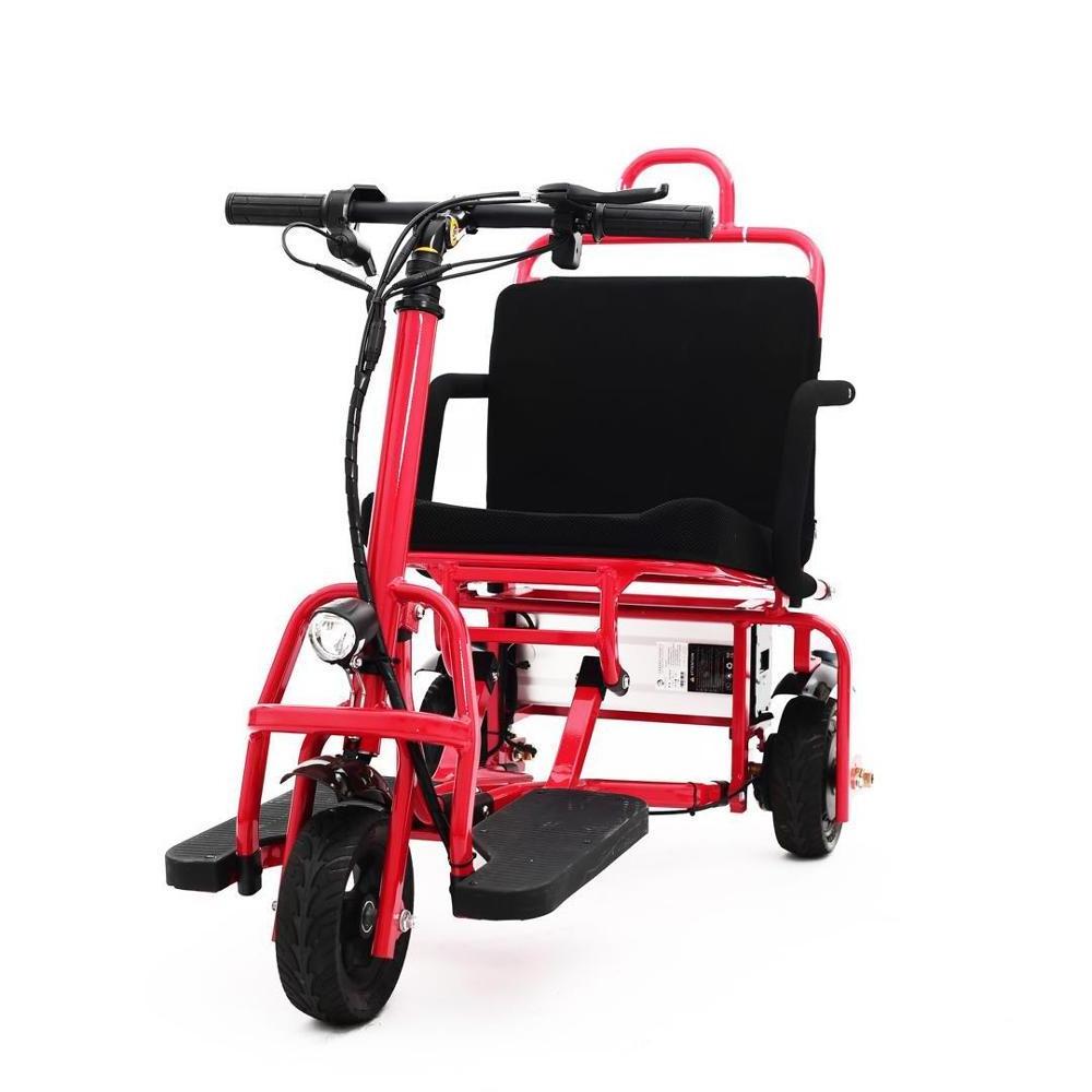 3 Wheel Folding Disabled Electric Tricycle Mobility Scooters