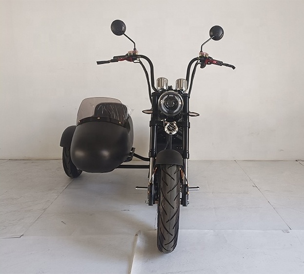 USA Warehouse Ebike Sidecar Cheap Electric Tricycle Bike with Long Range Distance Sidecar for Sale motorcycle for adults sidecar