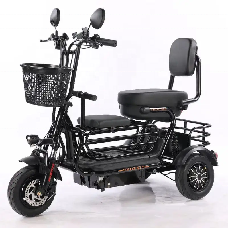 EU/US warehouse Wholesale Price 500W 48V 20Ah 10 Inch Cargo Electric Bike Sccoter 3 Wheel For Adults electric tricycle