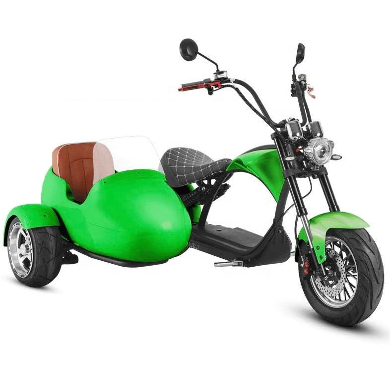 USA Warehouse Canada warehouse Electric scooter Adult scooter with sidecar for sale sidecar scooter citycoco chopper bikes