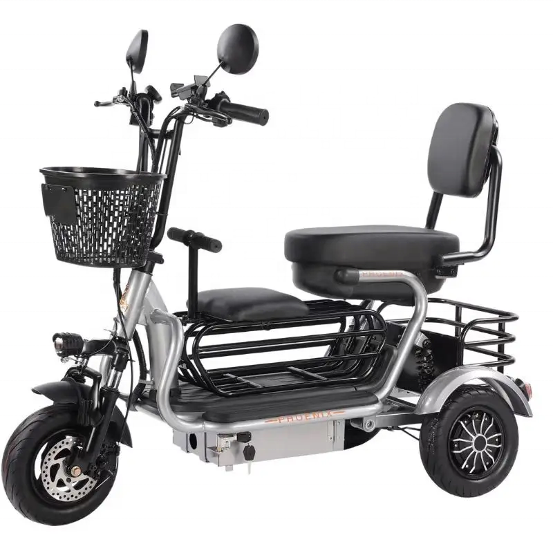 EU/US warehouse Wholesale Price 500W 48V 20Ah 10 Inch Cargo Electric Bike Sccoter 3 Wheel For Adults electric tricycle