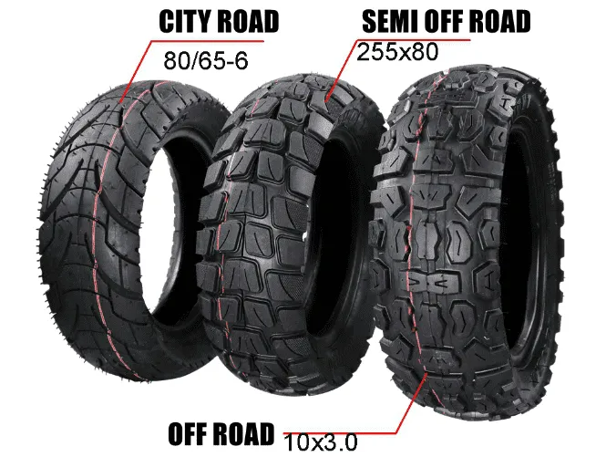 10*3.0 inch 255*80 mm 80/65-6 Off Road Tyre CIty Road Tire for Kugoo M4/Zero10X/Vsett 10+ Electric Scooter Repair Parts