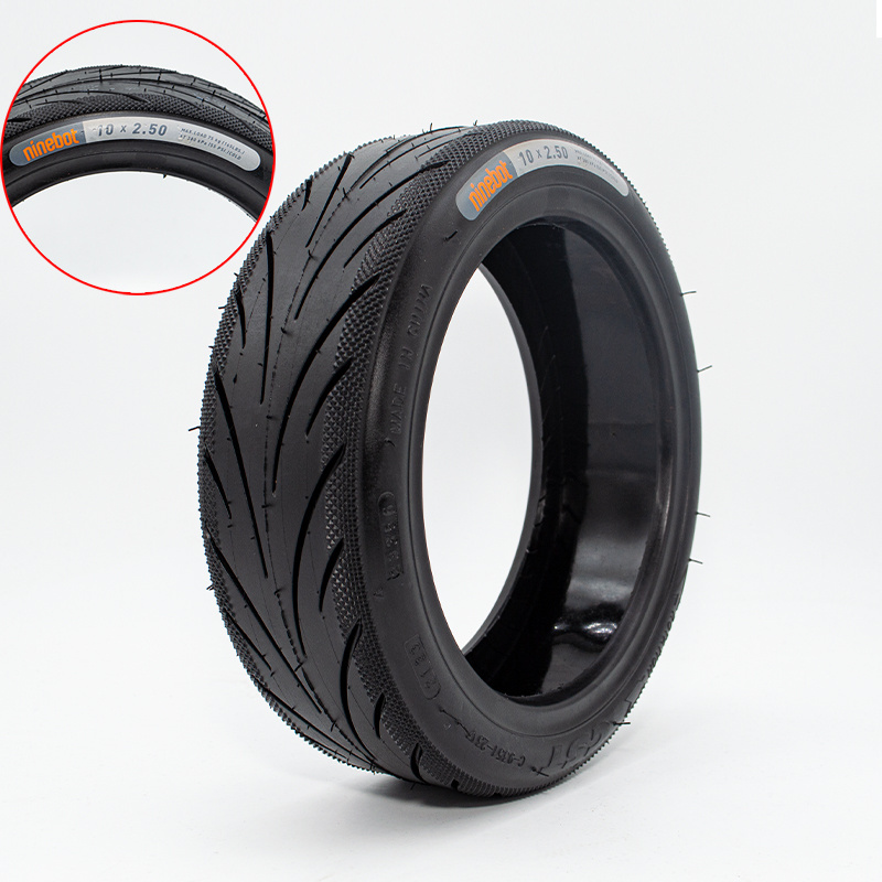 Original 10x2.5 Tires For Segway Ninebot KickScooter F2 F2Plus F2Pro F30D F40D Electric Scooter CST Jelly Tire Parts