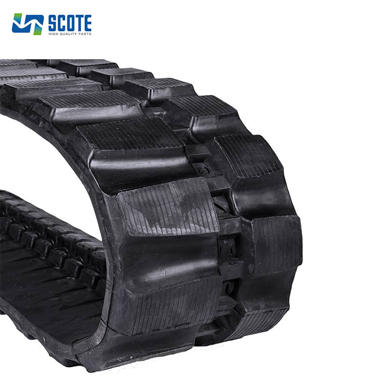 Scote 230X48X70 Undercarriage Rubber Track System Pads For Excavator Lawn Mower Tractor Komatsu Caterpillar