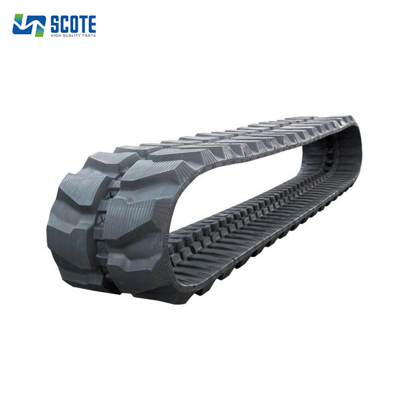 Scote 230X48X70 Undercarriage Rubber Track System Pads For Excavator Lawn Mower Tractor Komatsu Caterpillar