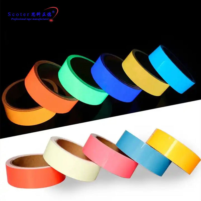 Luminous Tape Luminous Sticker Luminous Tape Sticker Promotional Glass Cloth Glow in the dark Tape