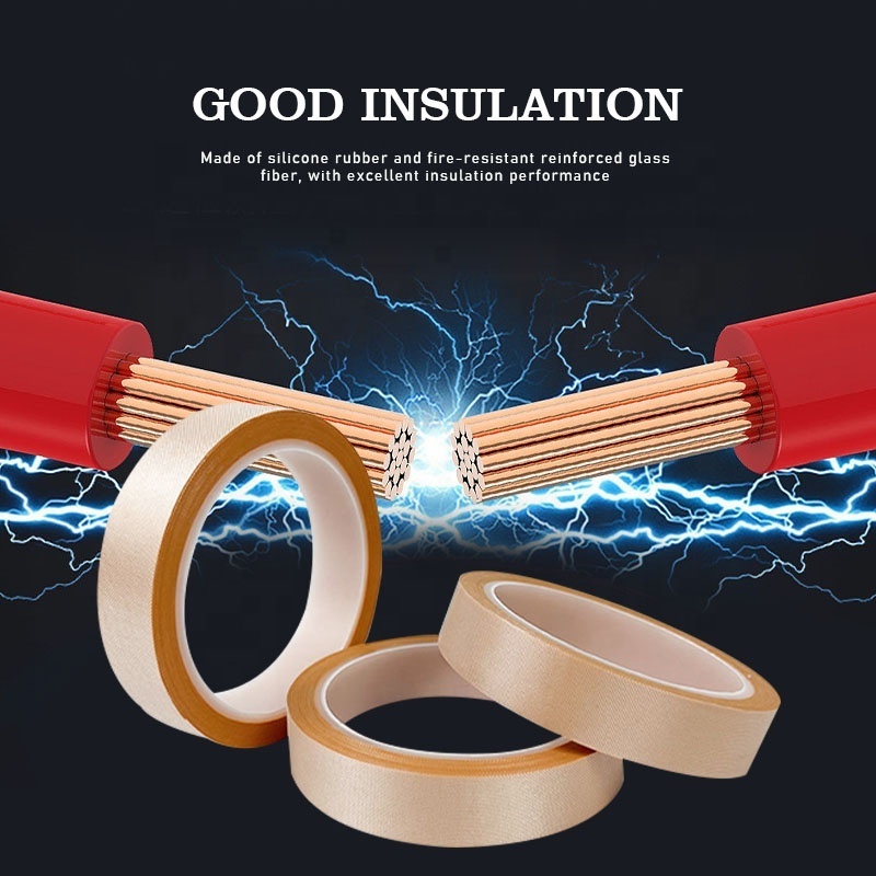 Fireproof Self Adhesive Tape New Energy Vehicle Power Battery Protection Silicone Insulation Tape kiln ceramic fiber