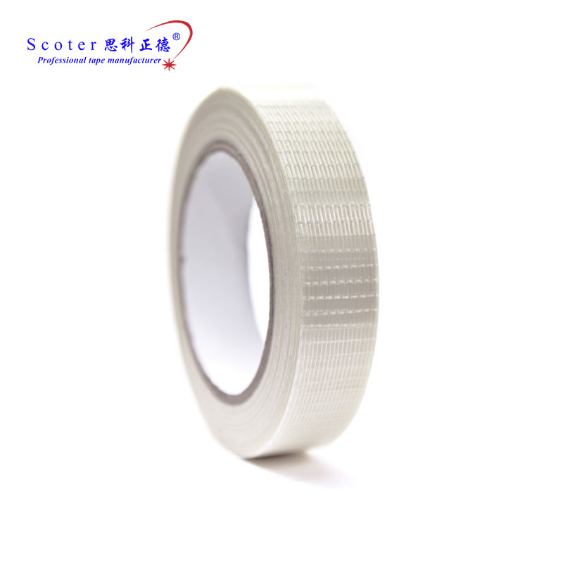 Unidirectional filament fiber reinforced tape fibreglass tape polyester fiber packaging tape