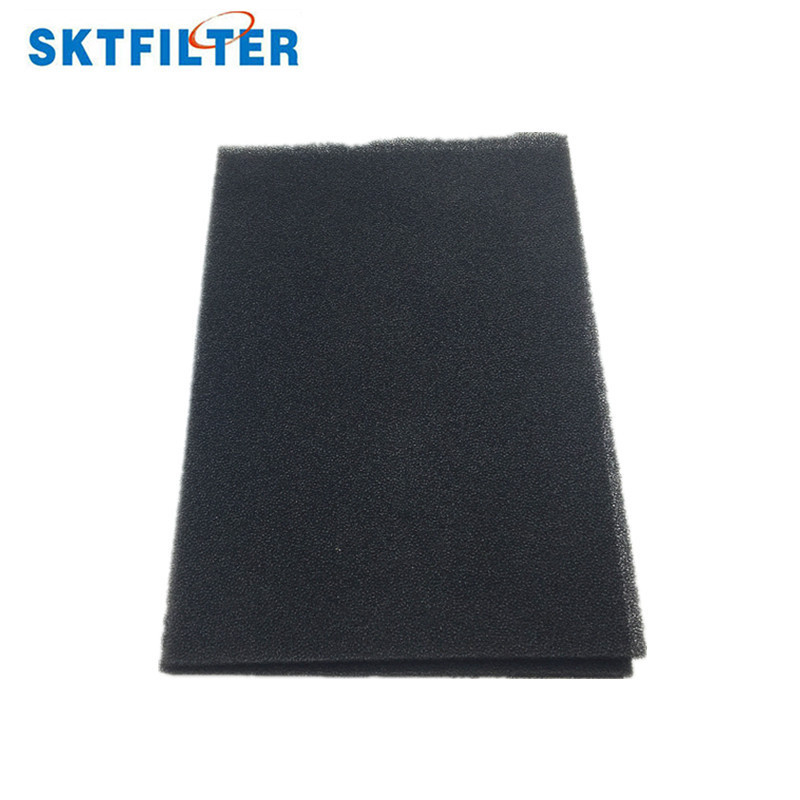 30ppi black open cell reticulated polyurethane foam